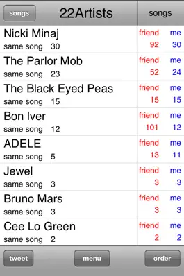 Game screenshot Search the same songs for each iPod hack