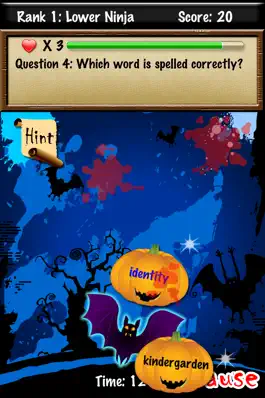 Game screenshot Vocab Ninja - Halloween Special hack