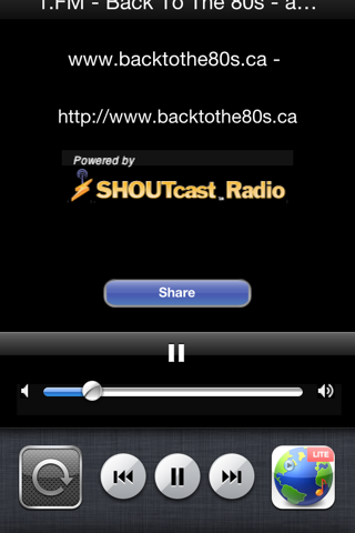 radio lite iphone screenshot 2