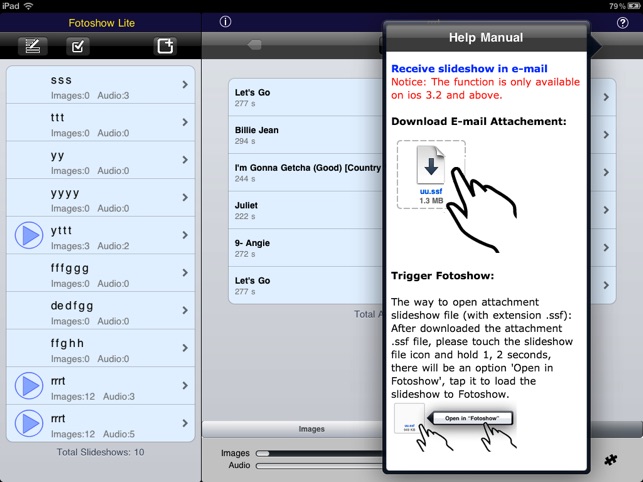 Fotoshow Lite For iPad(圖5)-速報App