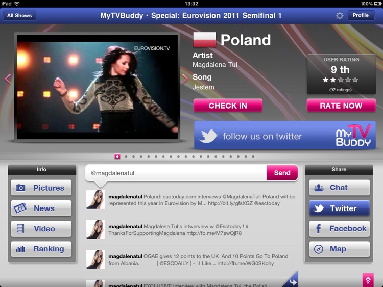 MyTVBuddy - Eurovision 2011 Launch Edition screenshot-3