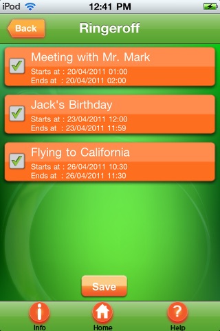 RingerOff iPhone screenshot 5 - Lifestyle app