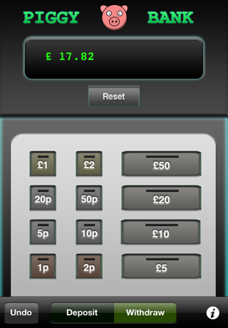 PiggyBank screenshot