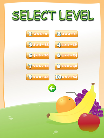 Fruits Memory Game lite iPad screenshot 3 - Games app