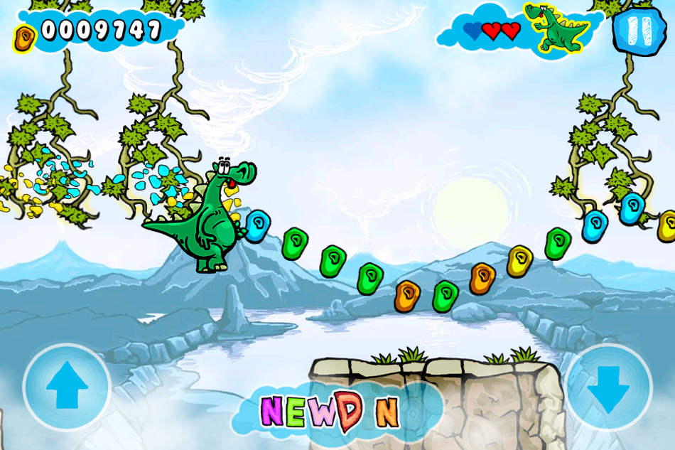 #4. Running Dino (iOS) Bởi: BrainVault Games, LLC