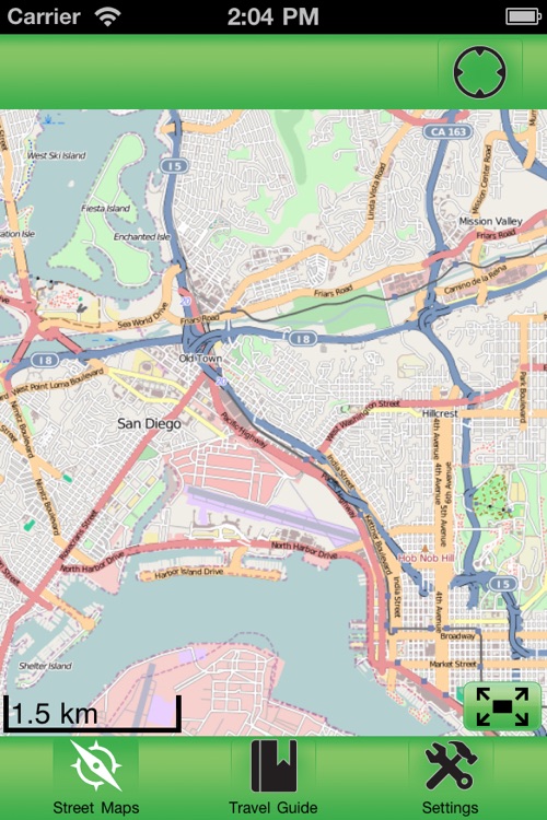San Diego Offline Street Map