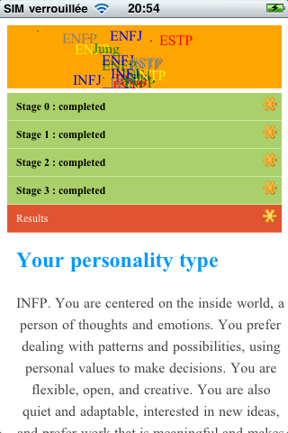 jungian app screenshot 2