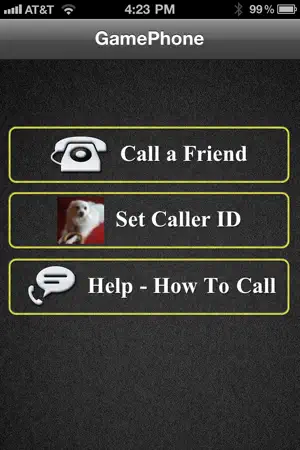 GamePhone - Free voice calls and text chat for Game Center screenshot 1
