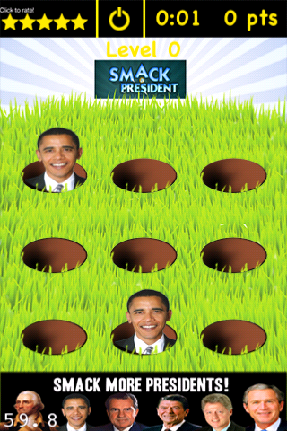 Smack a President - Best Top Free Game iPhone screenshot