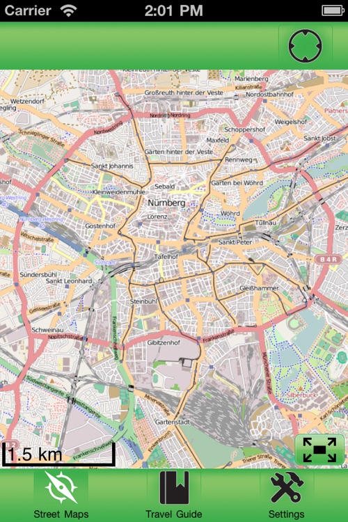 Nuremberg Offline Street Map