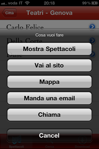 TeatroInTown screenshot