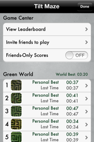 Tilt Maze screenshot