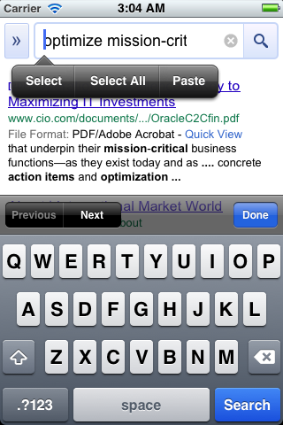 App screenshot