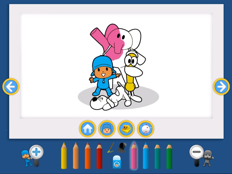 Coloring with Pocoyo and Friends