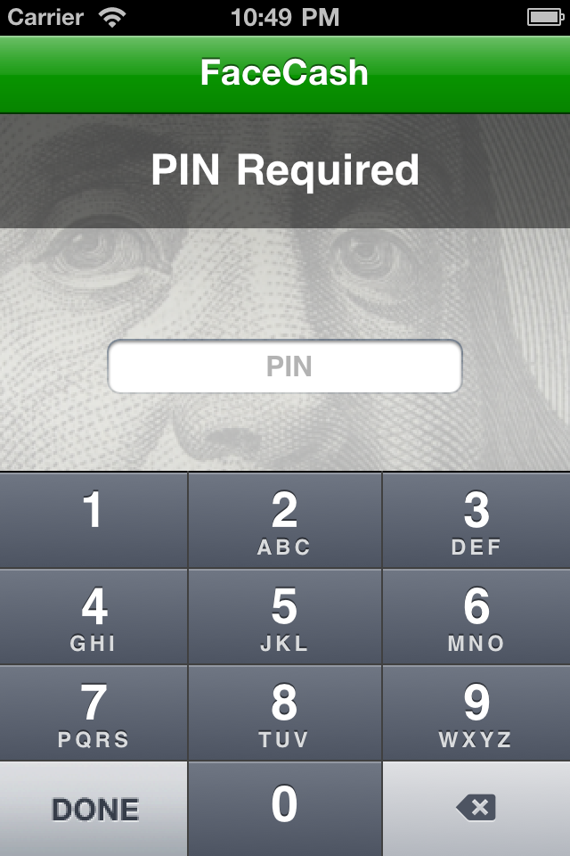 FaceCash screenshot 5