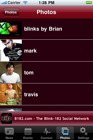 B182 -  Blink 182 Social Network screenshot-4