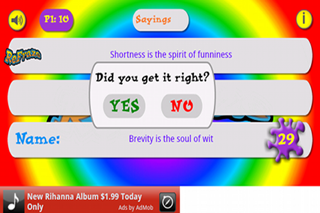 Refraze Sayings Free iPhone screenshot