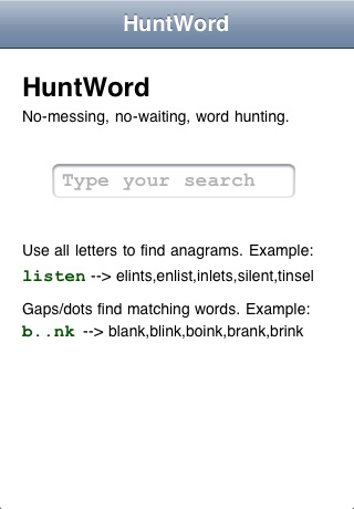 HuntWord