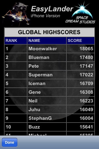 EasyLander the Apollo 11 Lander Game