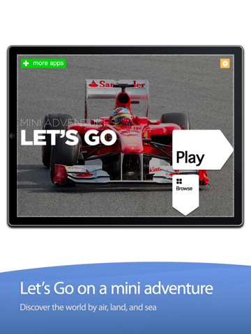 Mini Adventures - Let's Go and Learn the Alphabet iPad screenshot 1 - Education app