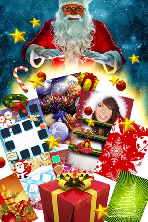 Wallpaper For Xmas(HD) Free - Background, Home Screen, Shelves & Icon Skin screenshot-4