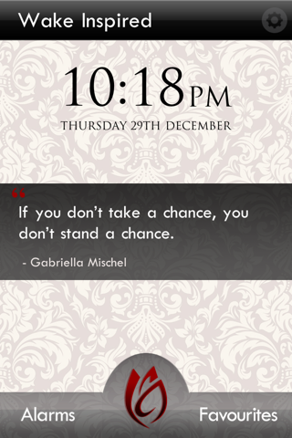 Wake Inspired iPhone screenshot