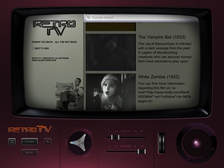 Retro TV Horror Free Edition