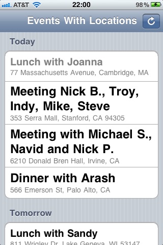 MapMyEvent - View Your Calendar Events on a Map!