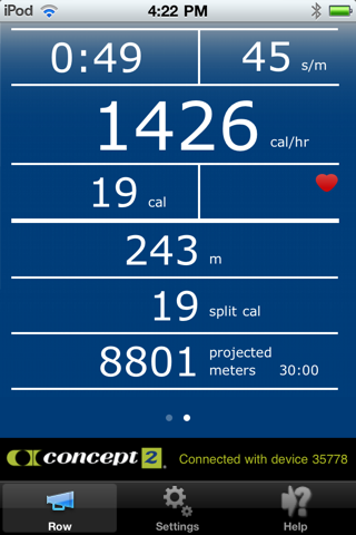 Screenshot #2 pour ErgBuddy