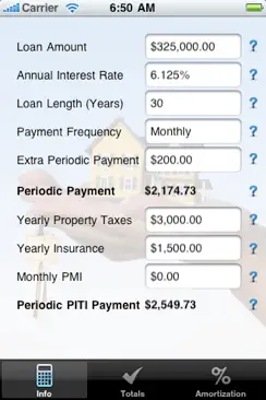 IMortgage Calculator EZ iPhone image 1