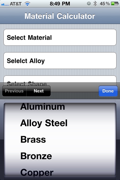 Material Calculator Metal And Materials