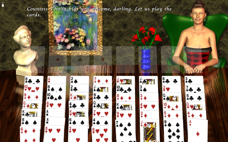 Screenshot #1 pour Countess Thalia Solitaire