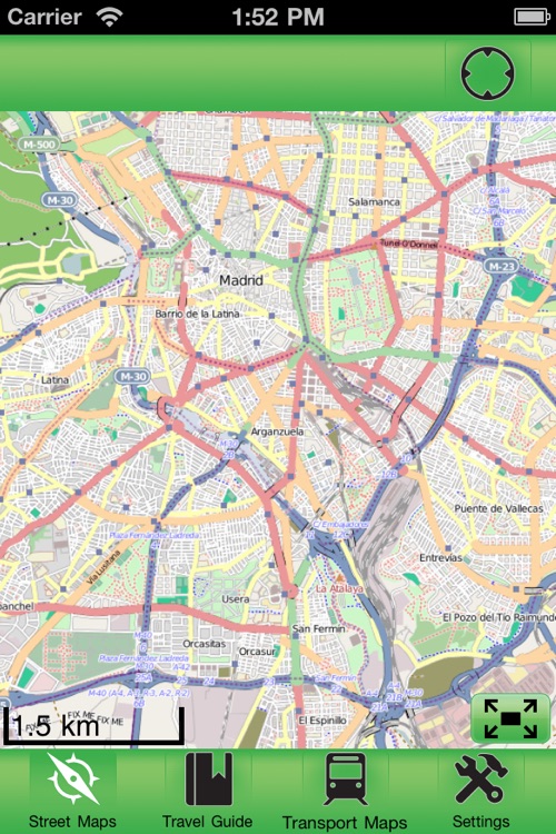 Madrid Offline Street Map