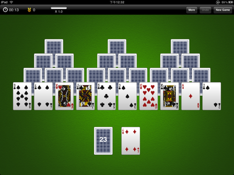 TriPeaks Solitaire Freeのおすすめ画像1