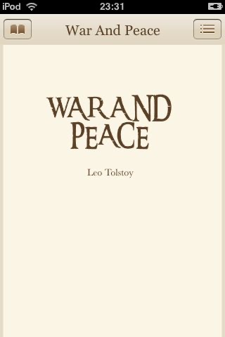 War and Peace by Leo Tolstoy (ebook)