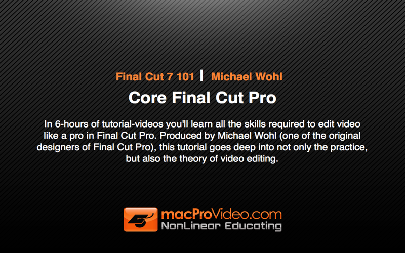Course For Final Cut Pro 101 thumbnail 1