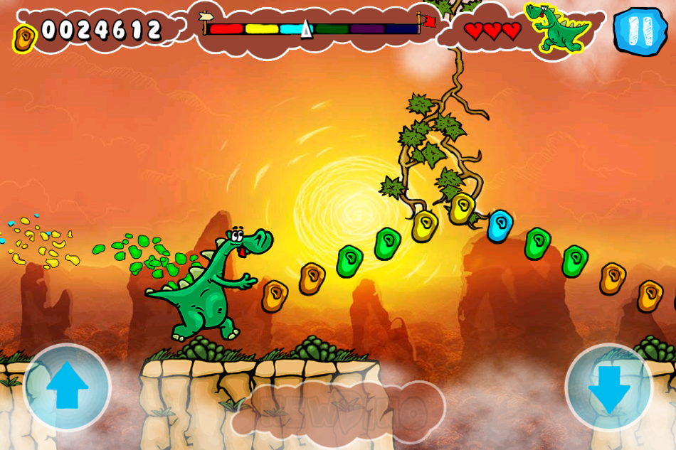 #2. Running Dino (iOS) Bởi: BrainVault Games, LLC