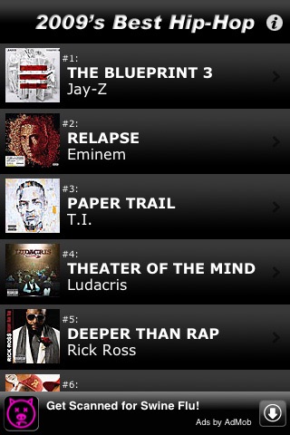 2,009 Best Hip-Hop & Rap Albums - 1.0 - (iOS)