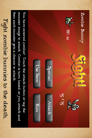 Yipe 5: Lite RPG - Attack of Idle Hands screenshot 4