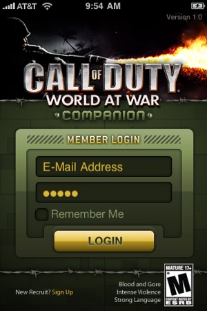 Call of Duty: World at War Companion on the App Store