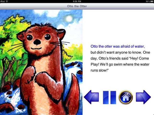 Otto the Otter Narrated Children’s Book for iPad Free(圖2)-速報App