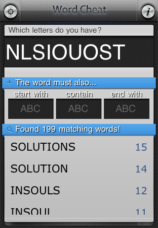 Word Cheat Screenshot