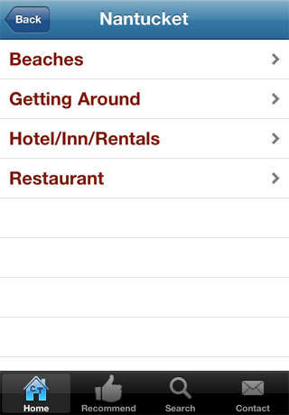 Nantucket Travel Guide iPhone screenshot