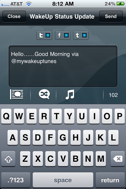 MyWakeUpTunes - Wake up to your favorite music and Instagram photos screenshot-3