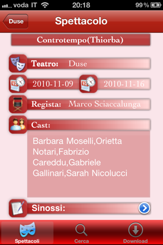 TeatroInTown screenshot