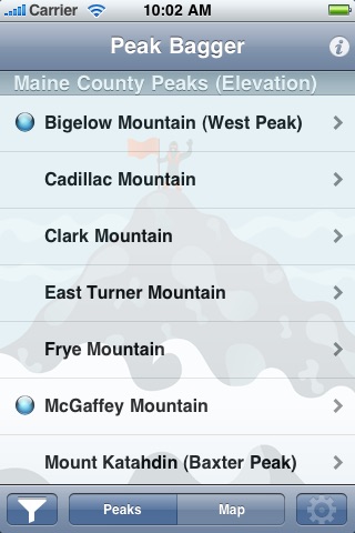 PeakBagger screenshot-3
