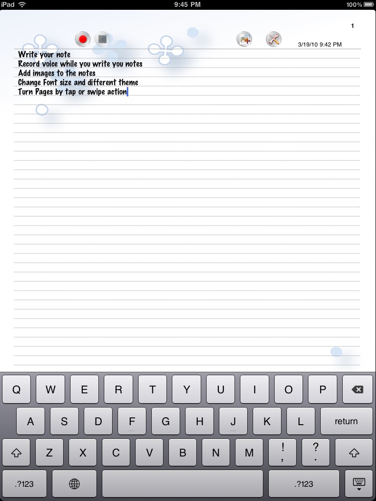 Notebook for iPad screenshot 2