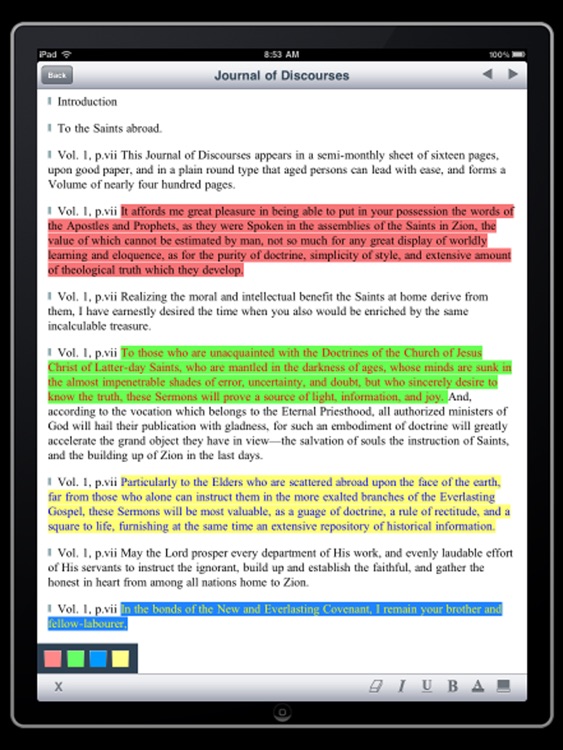 LDS Journal of Discourses for iPad