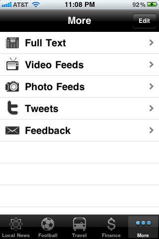 App screenshot