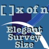 Elegant Survey Size